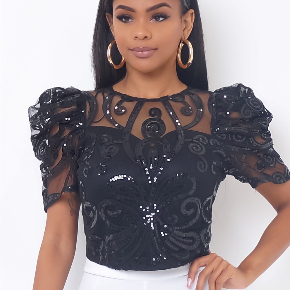 “Diamonds Are Forever” Sequin Top